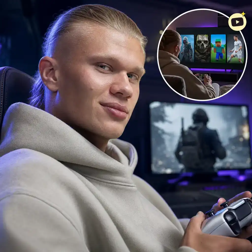 Erling Haaland Reveals Favorite Video Games