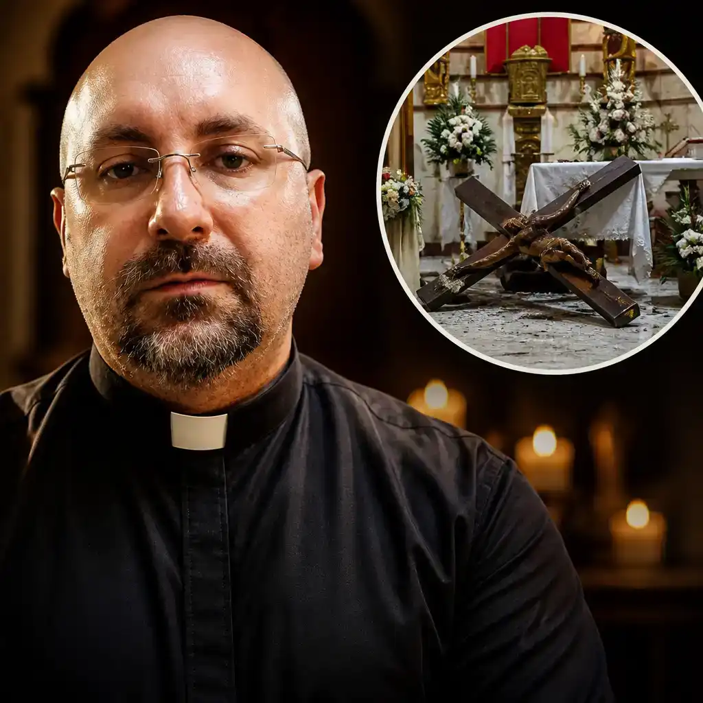 Falling Crucifix Kills Priest During Mass