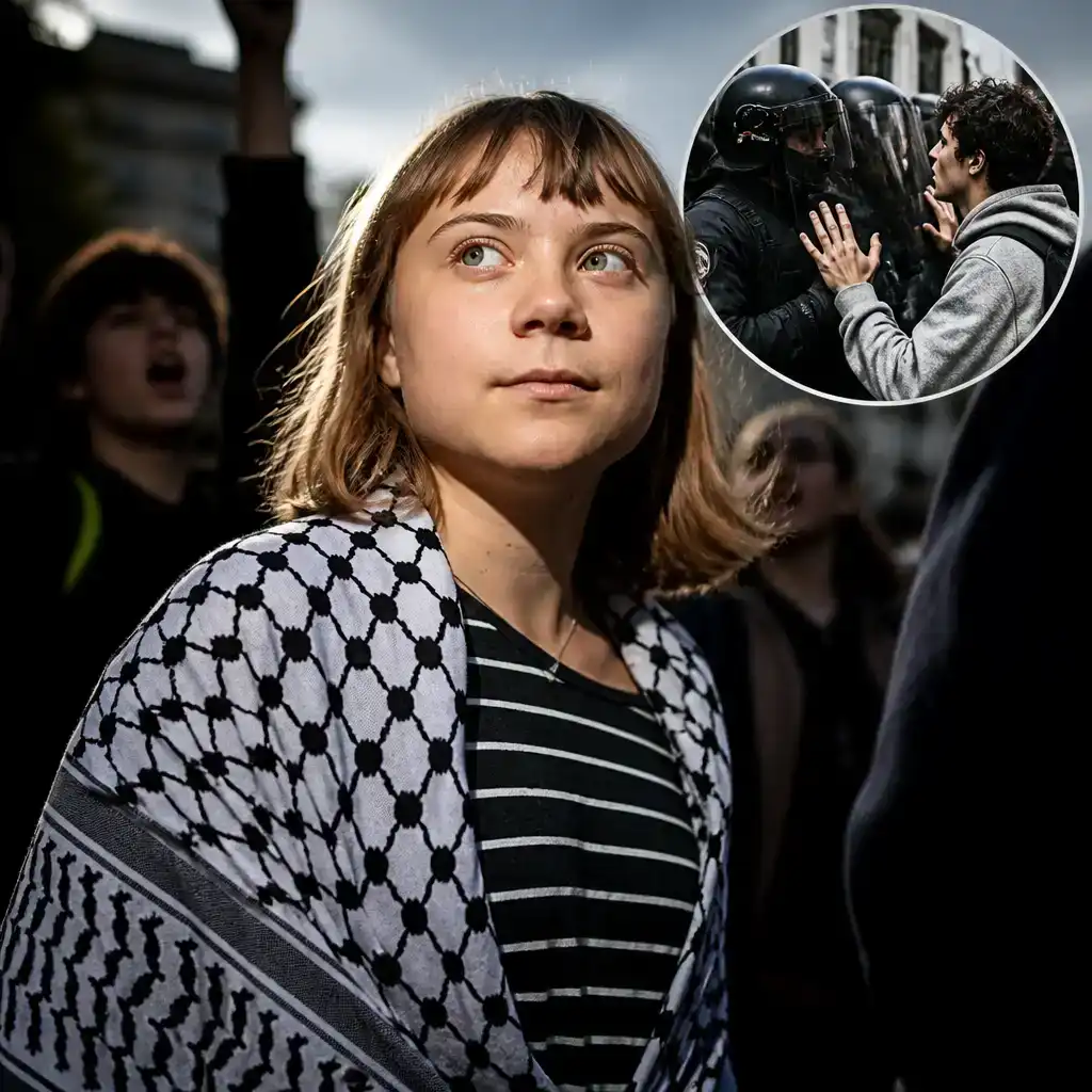 Greta Thunberg Joins French Student Protests