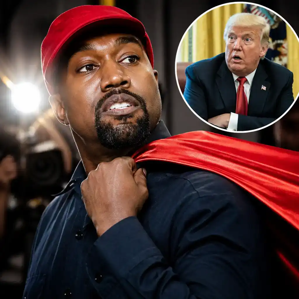 Kanye West Told Trump His MAGA Hat Made Him Feel Like Superman