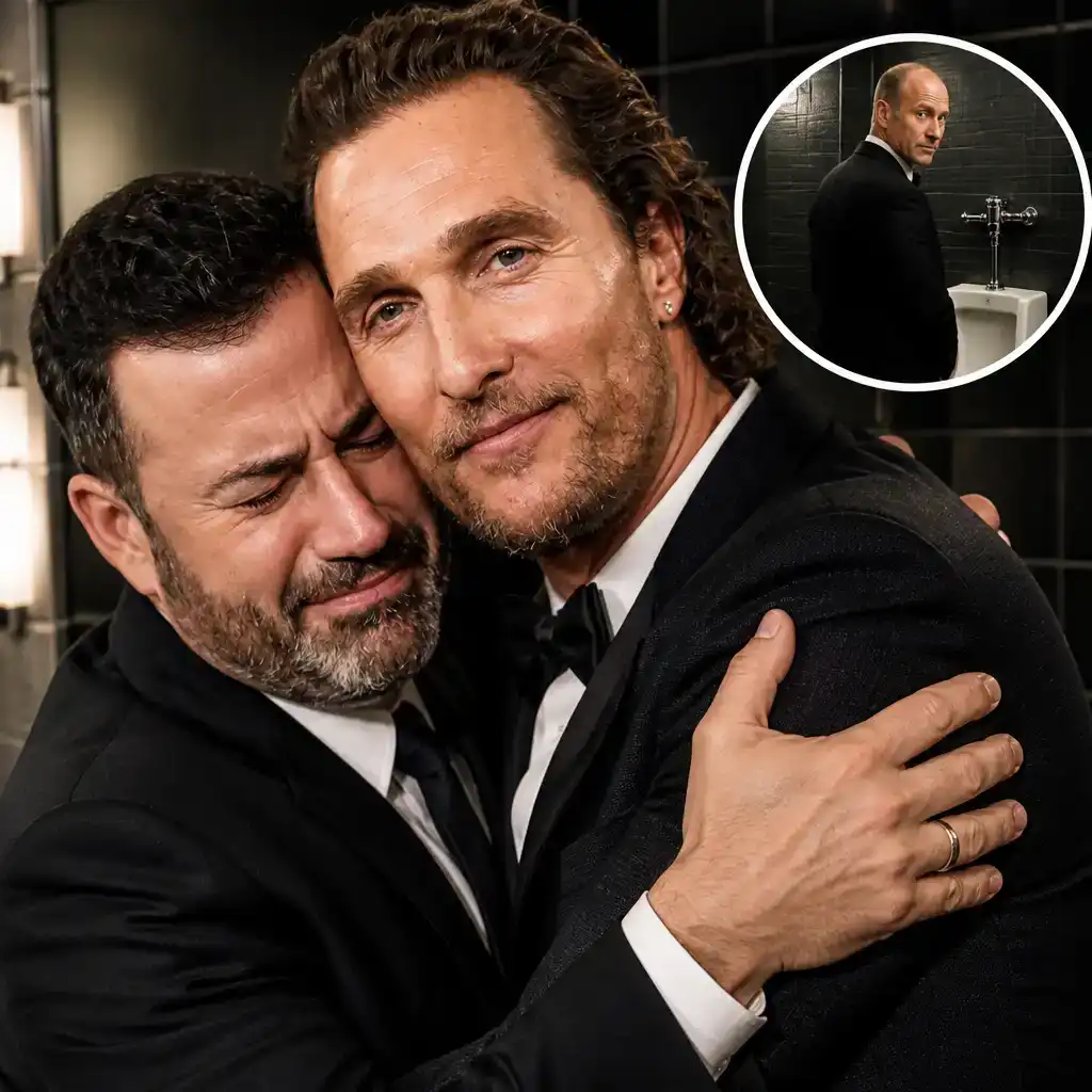 Matthew McConaughey’s Emmys Bathroom Hug
