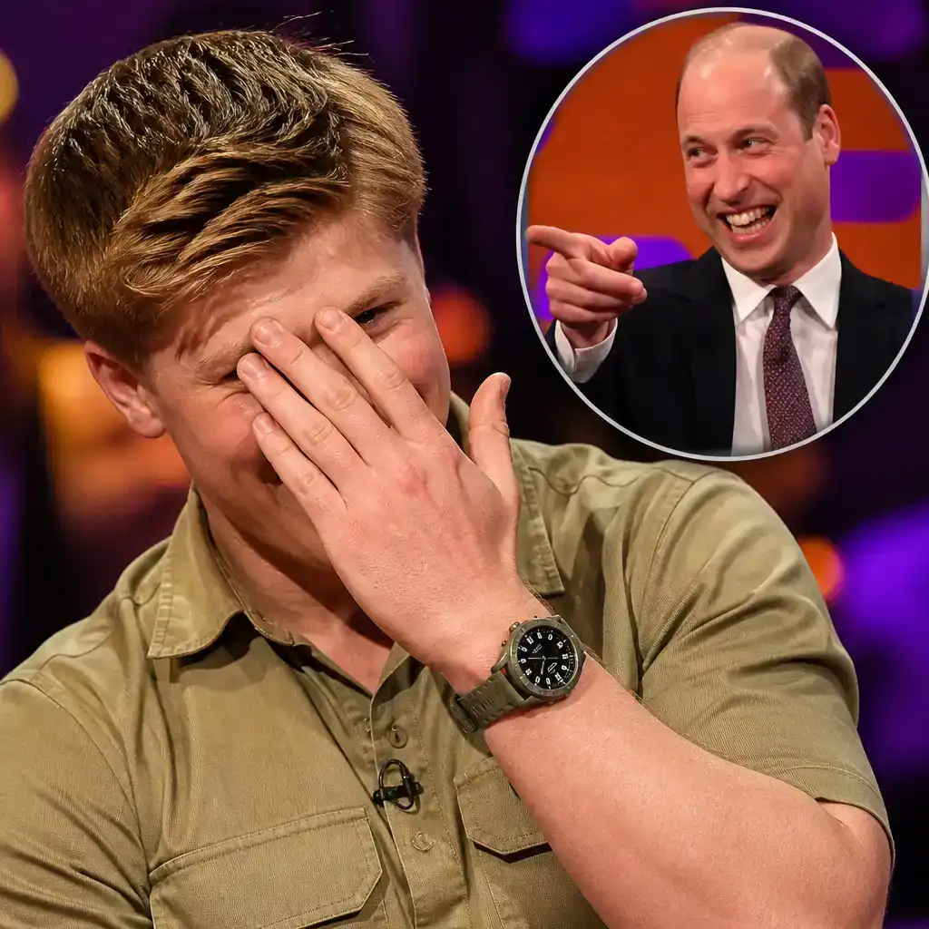 Prince William Leaves Robert Irwin Red-Faced With Cheeky ‘Python’ Joke on Live TV