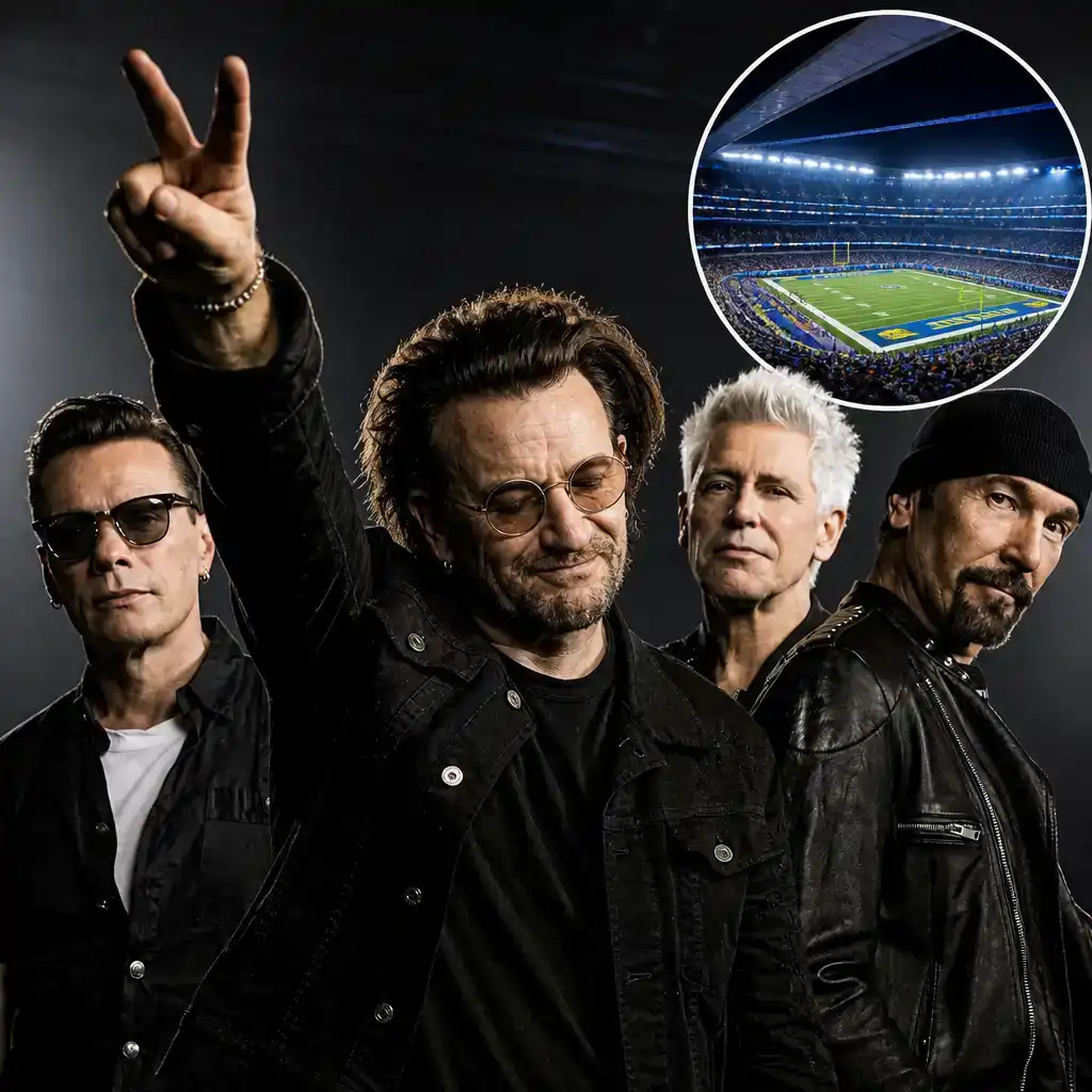 U2 Set for Thanksgiving Eve Halftime Show