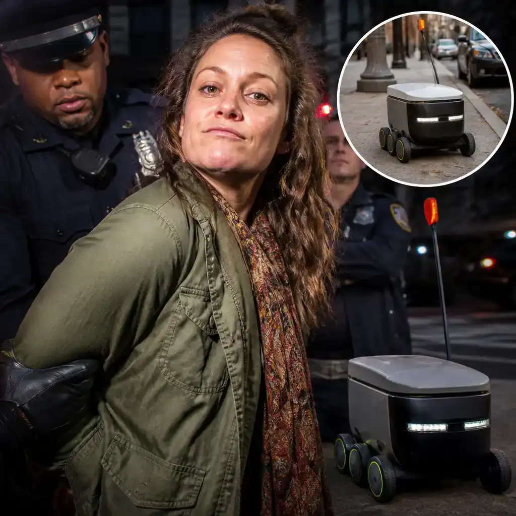 Woman Arrested for Blocking Uber Eats Robot Because It’s ‘Stealing Human Jobs’