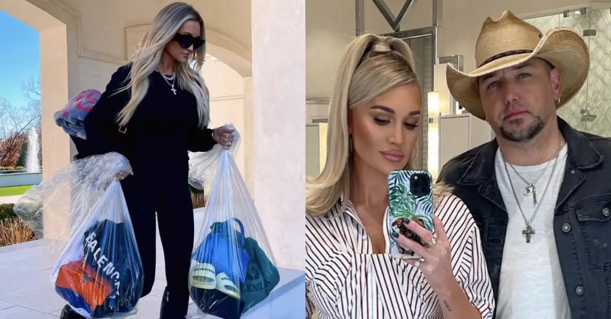 Jason Aldean’s Wife Brittany Chucks Bags of Balenciaga amid the Brand’s Scandal