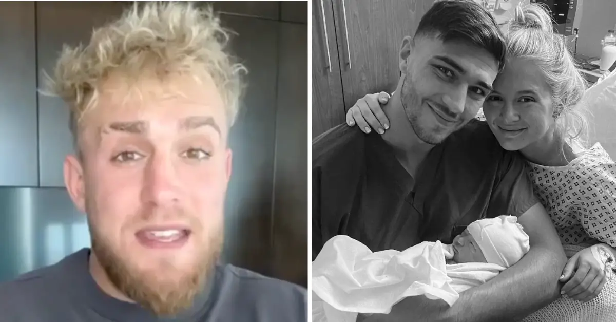 Jake Paul Slammed For Brutal Comment On Tommy Fury’s Baby Birth Announcement