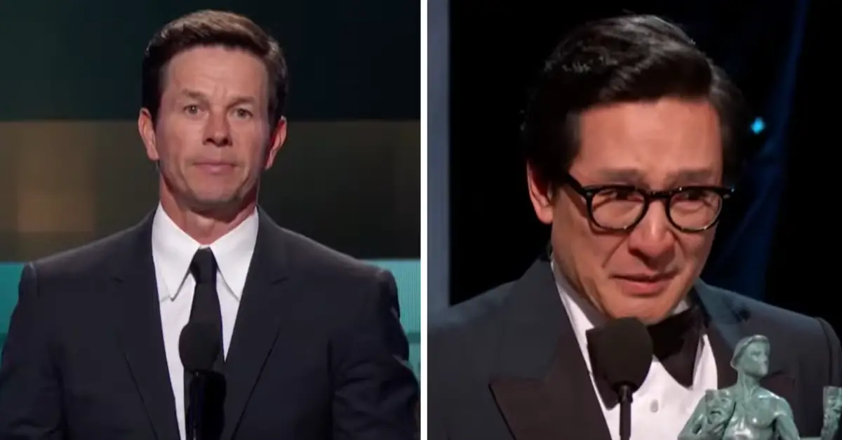 Mark Wahlberg Criticised For Presenting SAG Award To Cast Of Everything Everywhere All At Once