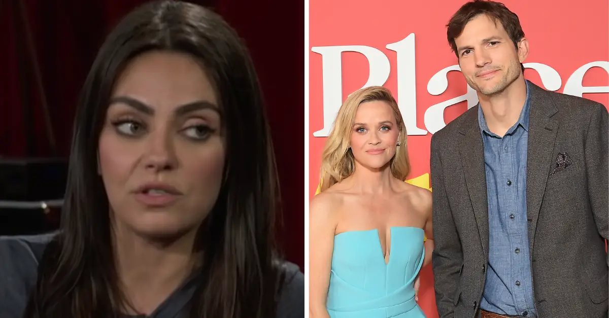 Mila Kunis Calls Out Ashton Kutcher For Looking ‘So Awkward’ In Pics With Reese Witherspoon
