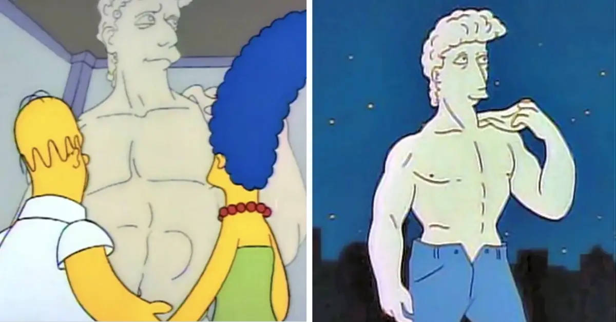 The Simpsons Predicted Parental Outrage Over Michelangelo’s David Back In 1990