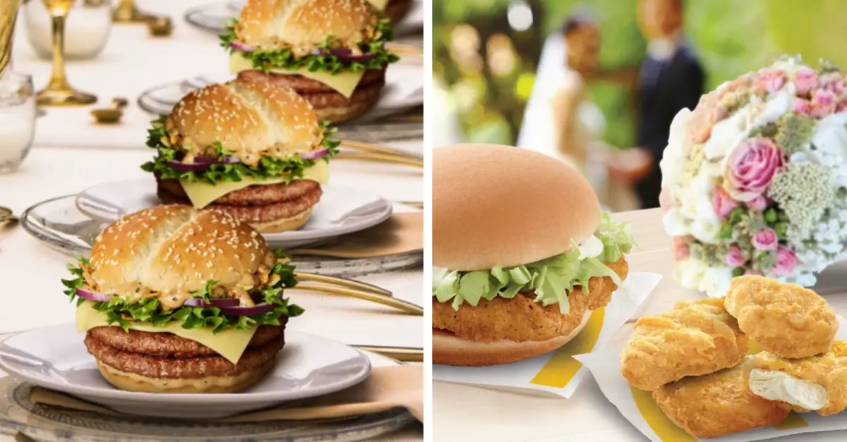 McDonald’s Has Launched A Wedding Package For £185 Including 100 Boxes Of Nuggets
