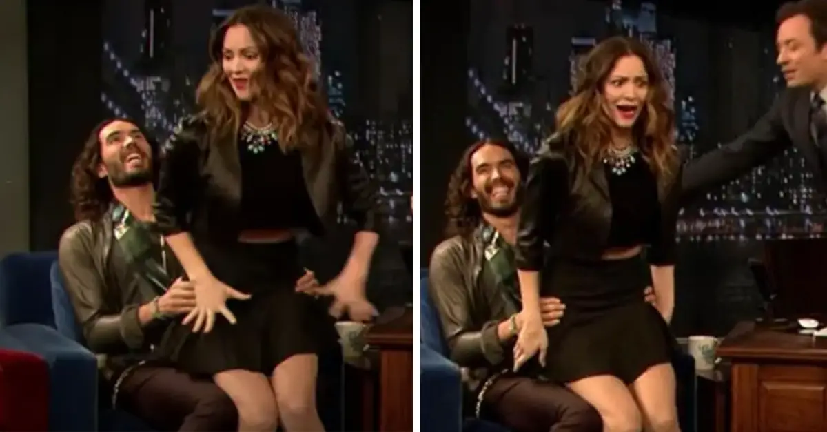 Video Of Jimmy Fallon Shouting At Russell Brand For ‘Bouncing Off Katharine McPhee’ Resurfaces