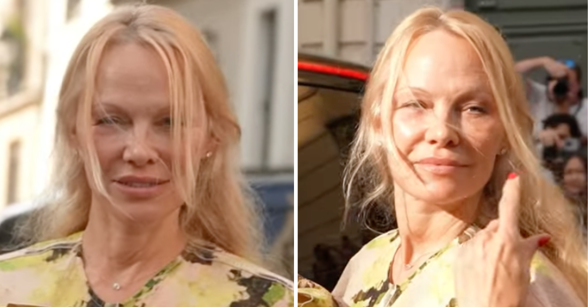 Pamela Anderson Has A Heartbreaking Reason For Going Makeup-Free At Paris Fashion Week