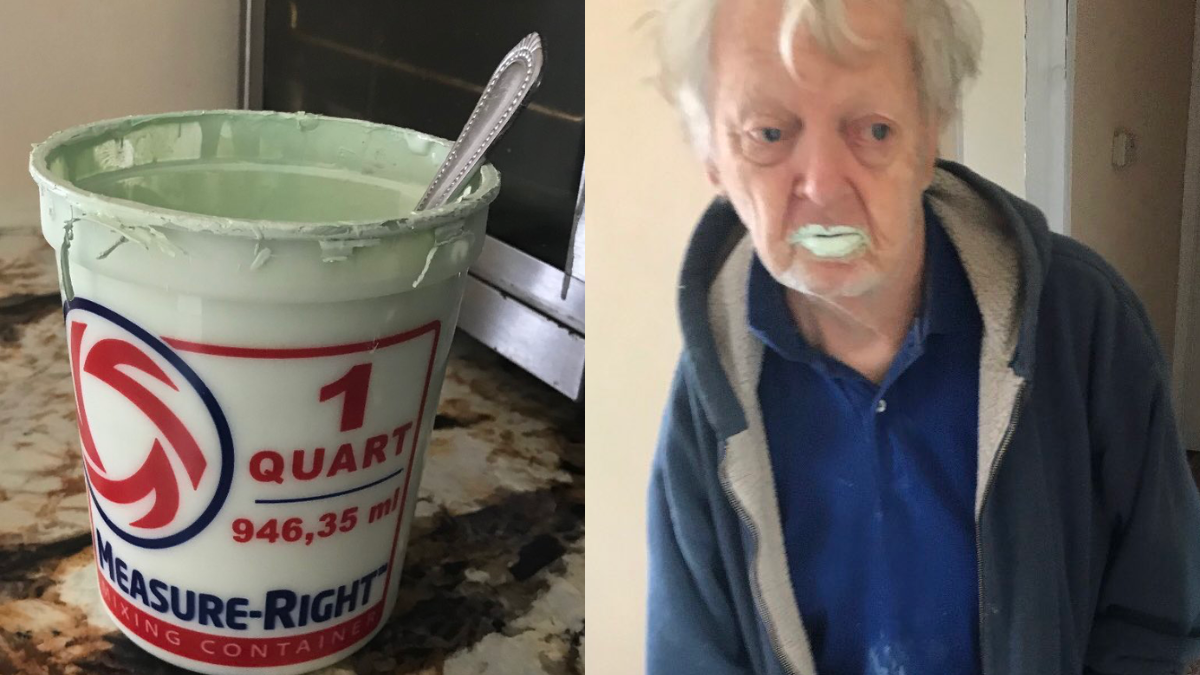 Grandpa Who Ate Paint Thinking it was Yoghurt has Died