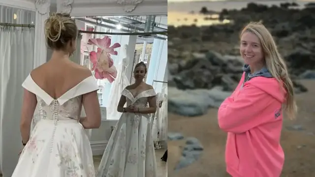 Wedding Dress Photo Captures Bizarre Reflection and Horrifies Social Media