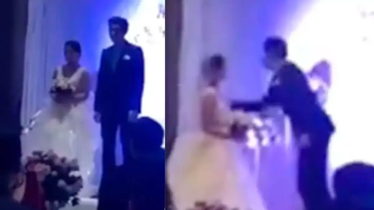 Groom Interrupts His Own Wedding To Play Video Of Wife Cheating With Brother-In-Law