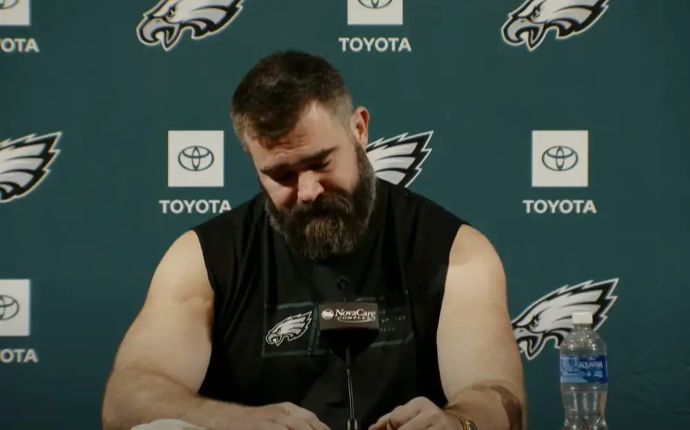 Jason Kelce Sheds Tears As He Announces His Retirement From NFL