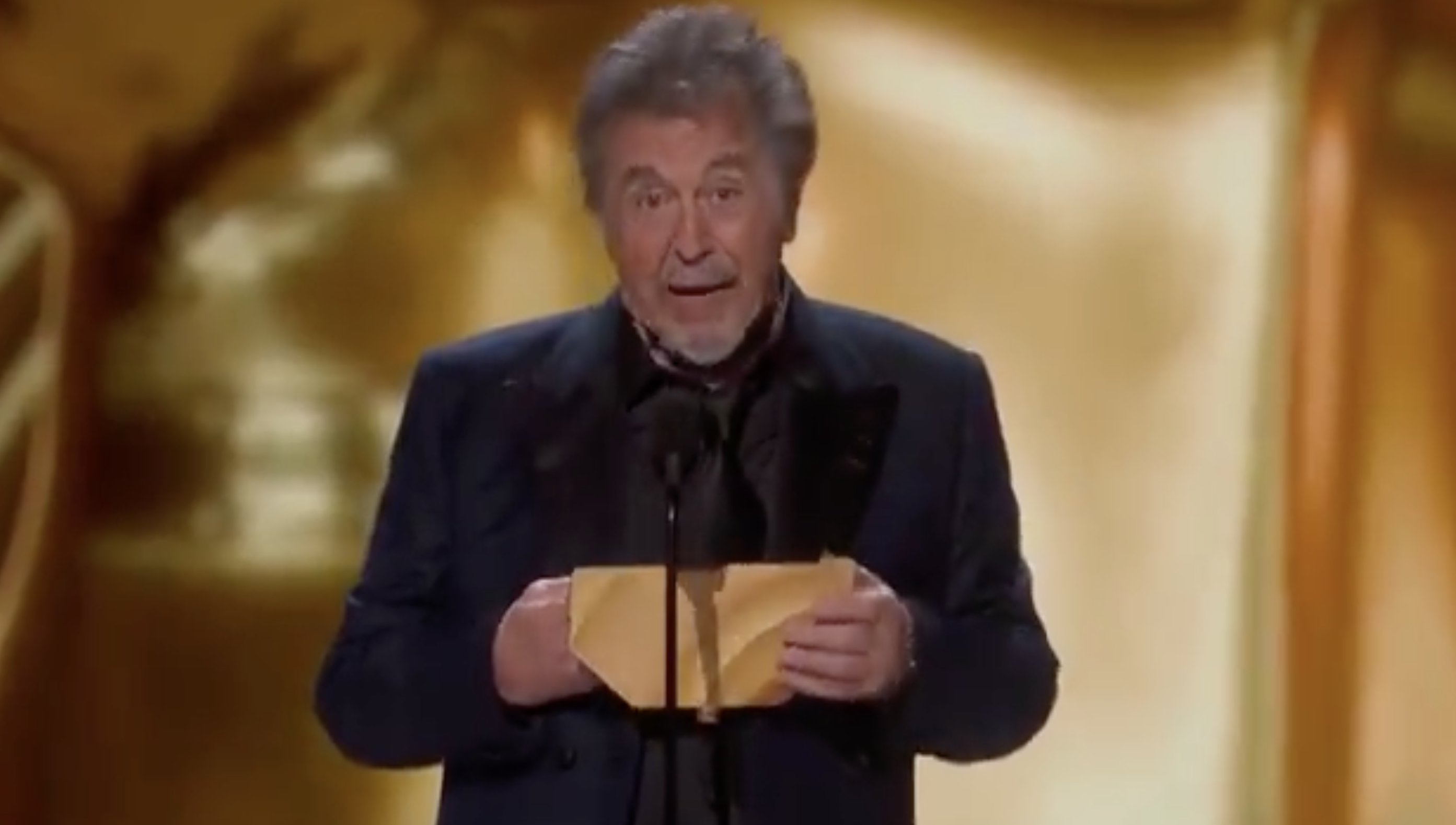 Al Pacino Explains Real Reason He Didn’t Read Out The Best Picture Nominees