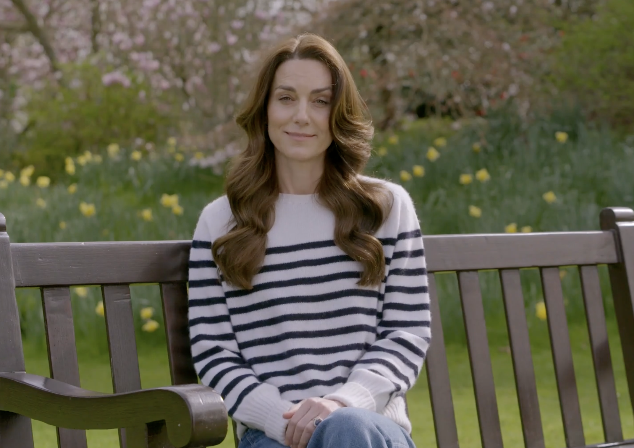 Kate Middleton’s Black and White Striped Sweater In Cancer Video Had Secret Message
