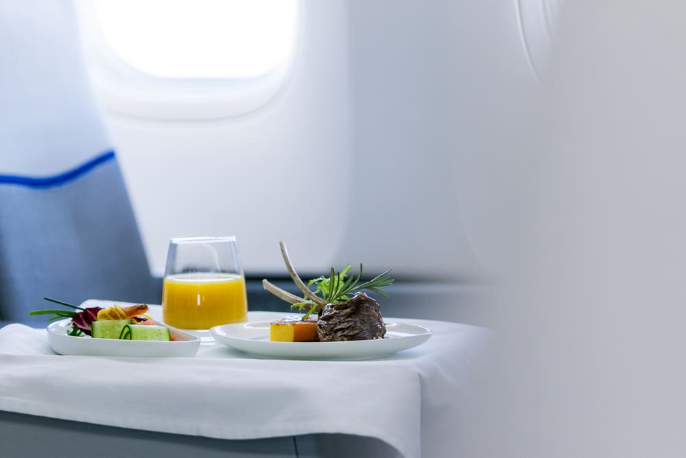 Airline Passenger Sparks Online Debate by Eating Meat Next to Vegetarian on Flight