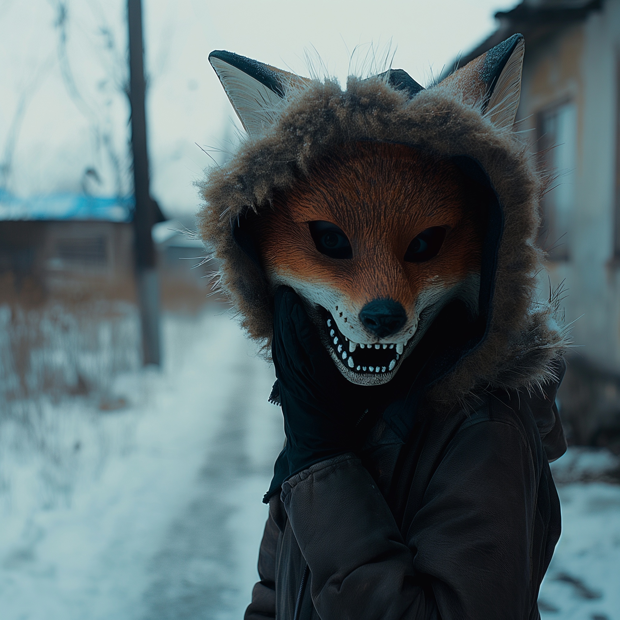 13-Year-Old Girl Identifies As A Fox And Wears A Mask And Tail