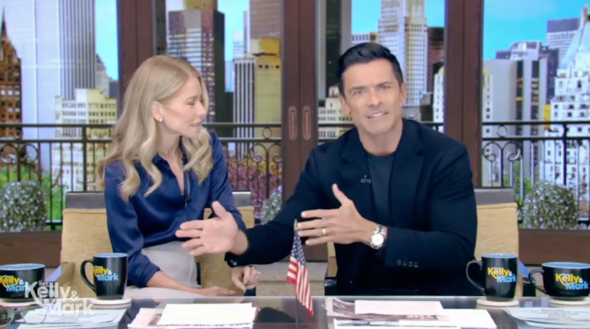 Mark Consuelos Tells Wife He Kissed Another Woman Live On Air