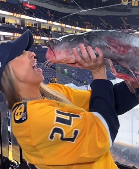 Country Singer Alli Walker Leaves Fans Disgusted as She Drinks Beer From Dead Fish