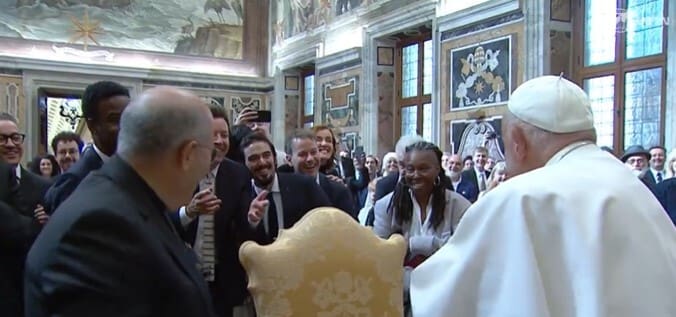 The Pope Meets With Some Of Hollywood’s Biggest Comedians at Vatican