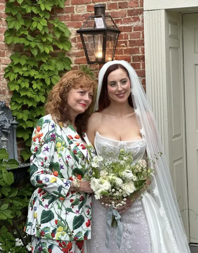 Susan Sarandon’s Daughter Responds To Critics Of ‘Scandalous’ Wedding Dress