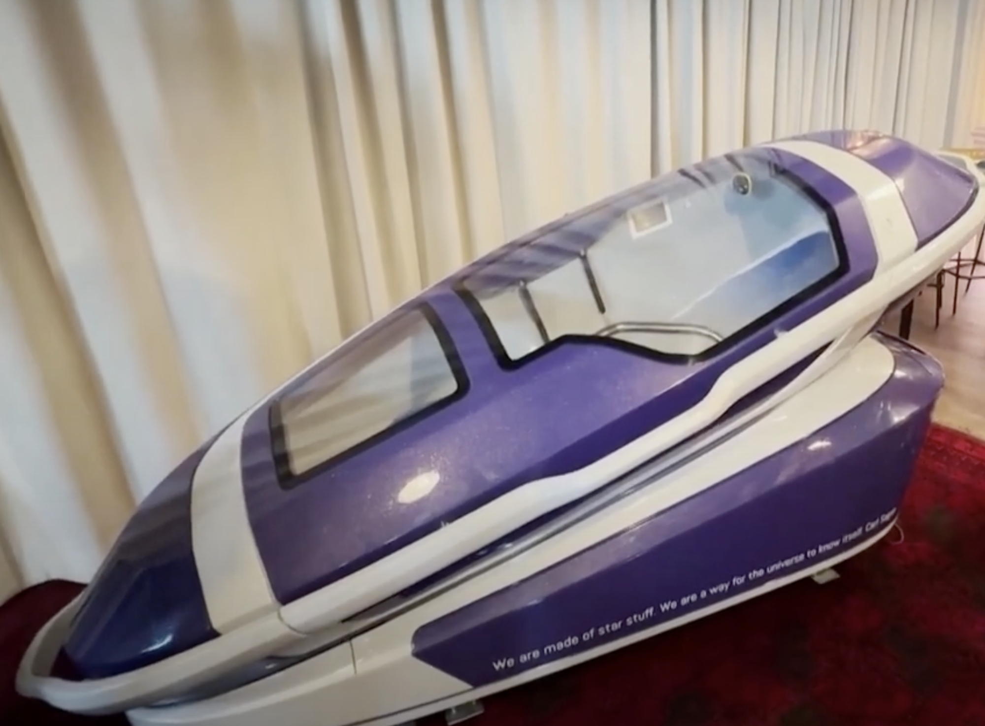 Chilling Eight Word Message Users Will Hear Inside New Suicide Pod Revealed  