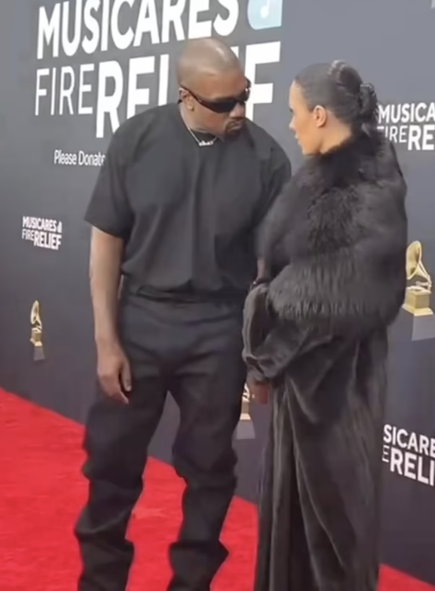 Kanye West Had Creepy Command For Wife Bianca Before She Stripped Off On Grammys Red Carpet