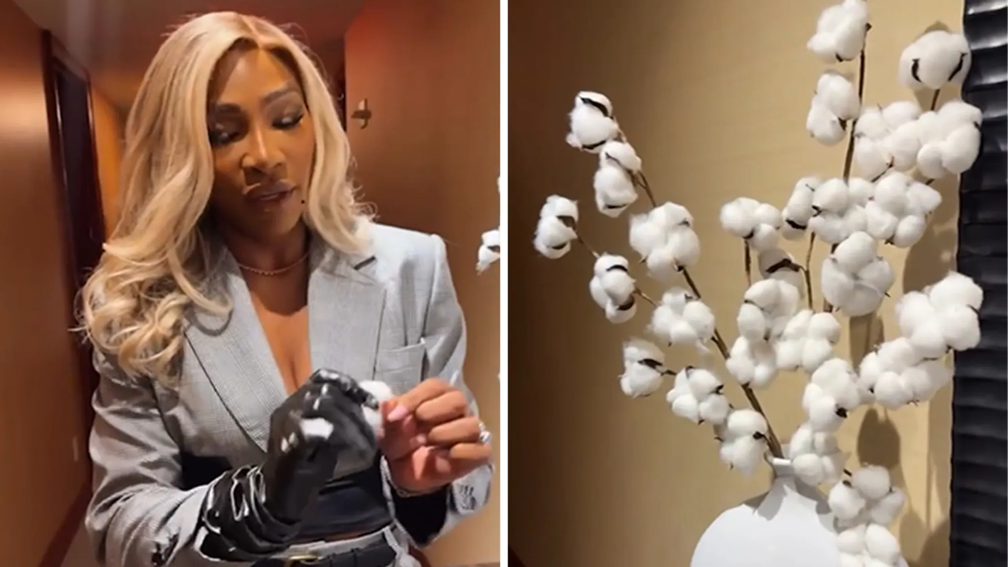 Disgusted Serena Williams Calls Out NY Hotel For Having Cotton Plant