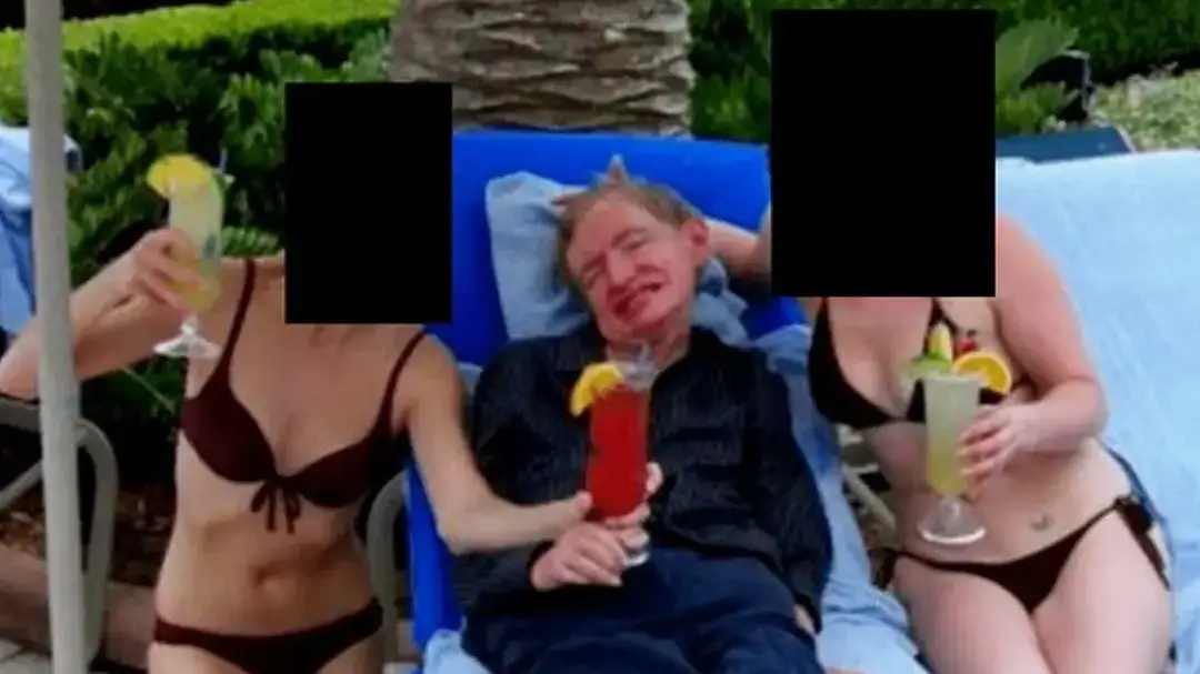 Stephen Hawking’s family reveal identity of women pictured with professor in bikinis in Epstein files