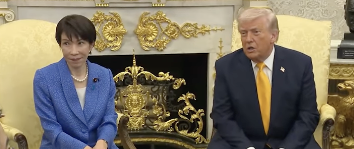 Donald Trump makes wildly inappropriate joke in front of Japanese PM that leaves everyone stunned